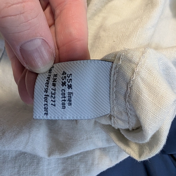 Croft & Barrow Casual Button Down Men's Shirt Off White Size X-Large (EUC) - Picture 4 of 11